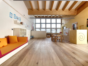 Биосовместимый трехслойный деревянный пол