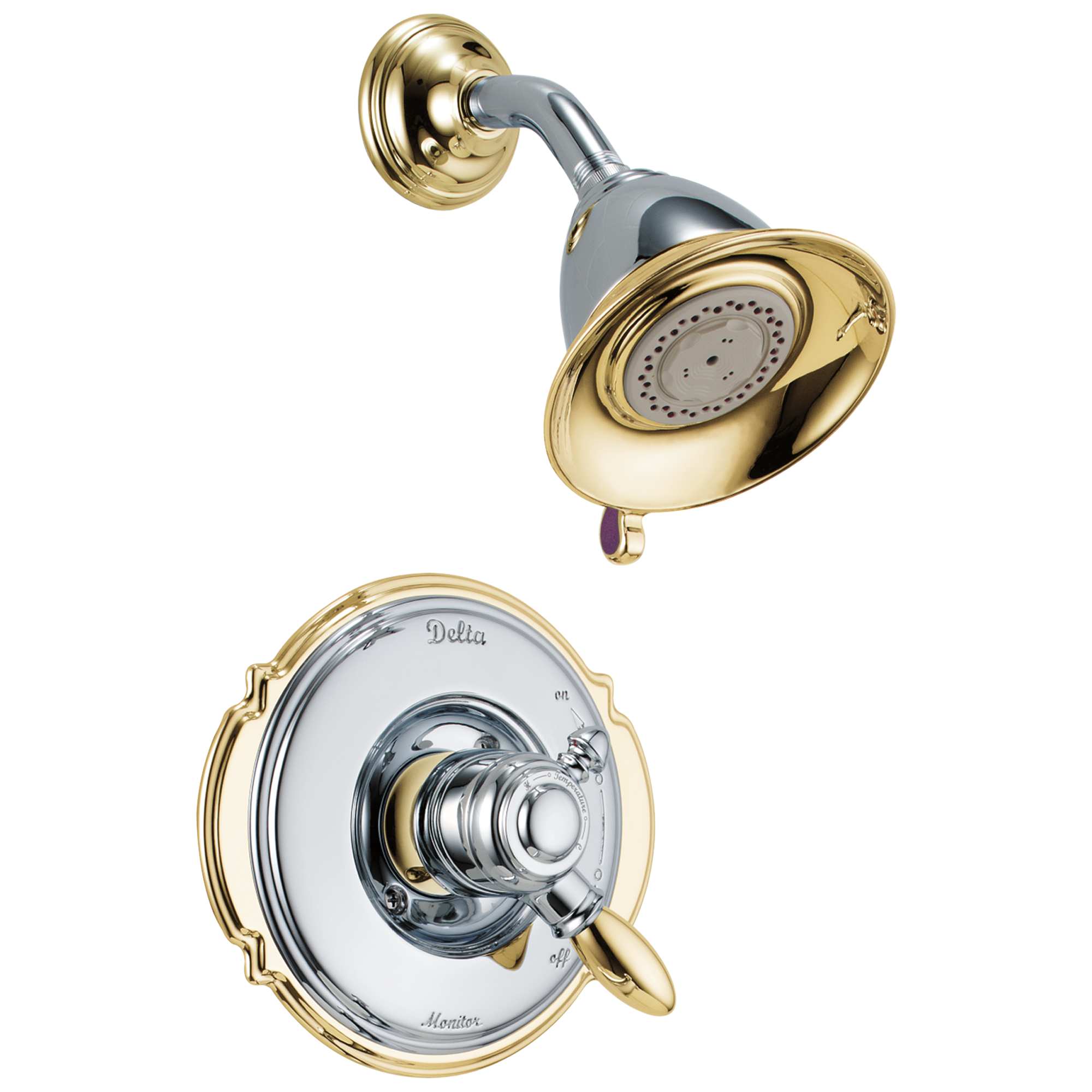 T17255-PT Обивка для душа Monitor (R) серии 17 Delta Faucet Victorian Выдержанный оловянный