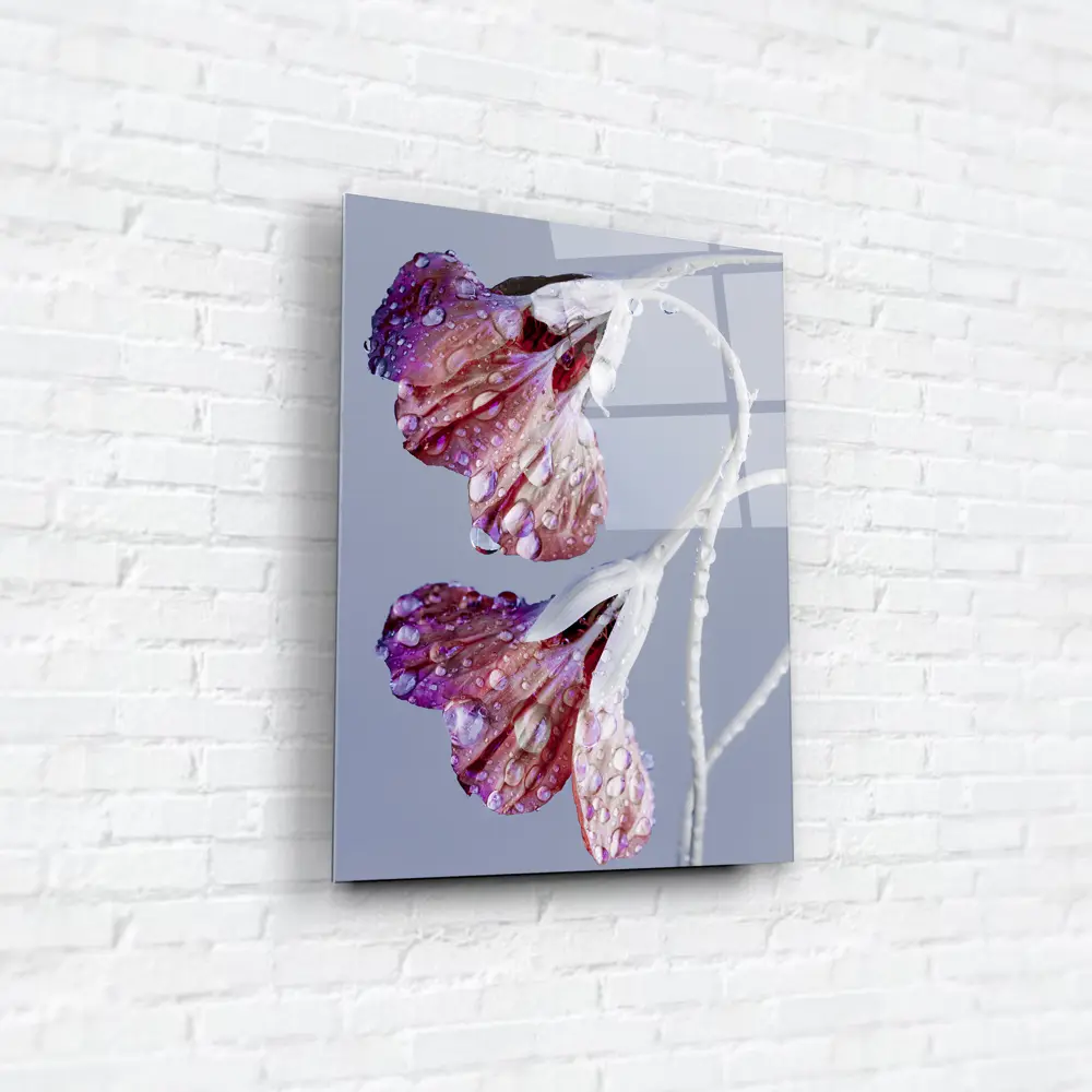 Картина на стекле "Цветы голубые" 60x80 см 82924206 STLM-2050177 ARTABOSKO  - Вид №3