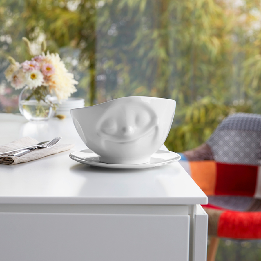 T02.24.01 Чаша tassen happy 1 л белая Tassen by FIFTYEIGHT PRODUCTS  - Вид №2