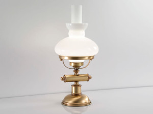 Стеклянная светодиодная настольная лампа