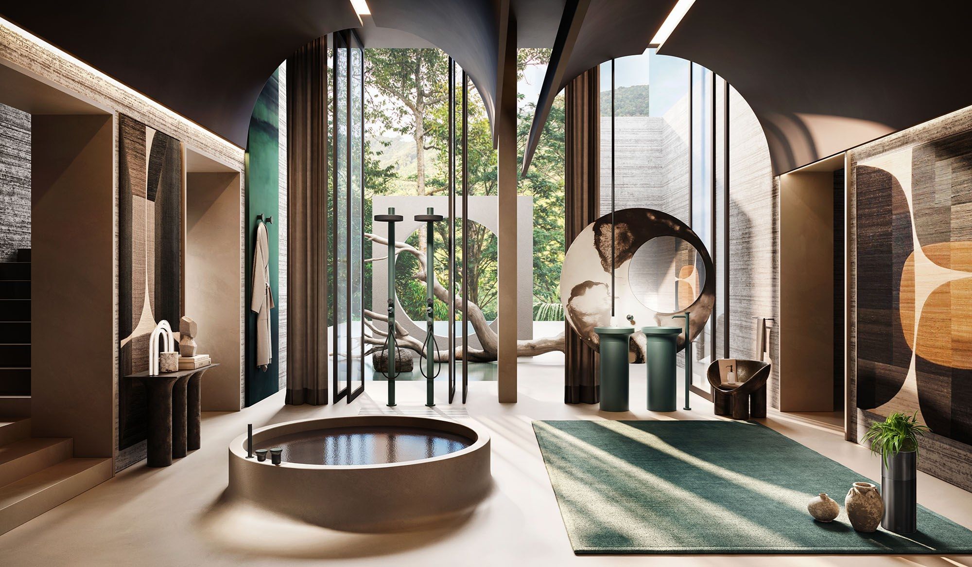 Металлическая настенная вешалка Gessi происхождение ARCH-00141276 - Вид №3