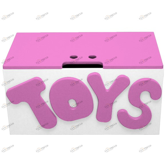 Ящик для игрушек "Задира Денни" МАНДАРИН ЧУДИКИ 178779 Розовый Santreyd 