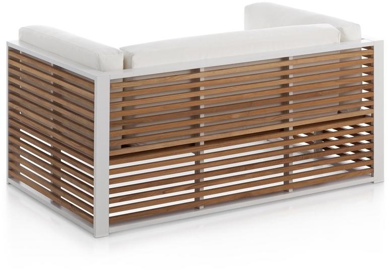 GANDIABLASCO 2-местный садовый диван из тика Dna teak sun-id-1460460 - Вид №2