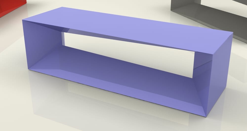 Оцинкованная стальная скамья без спинки Viscio Urban Design LAMY ARCH-00017178 - Вид №4