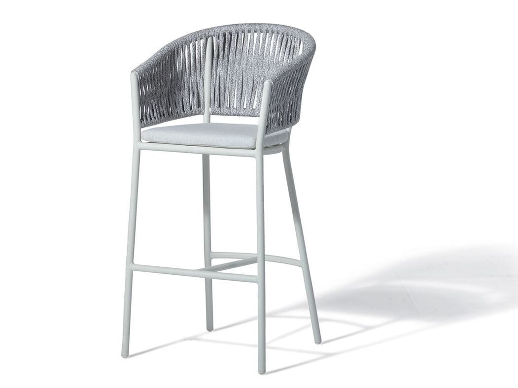 Высокий алюминиевый садовый стул со спинкой DRIGANI Gaia-Belize ARCH-00042236