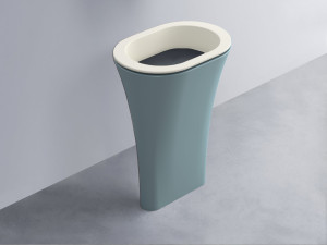 AMLA65-TL+AMPILO-BA+AMCOLO-PL Раковина Amedeo Ovale отдельностоящая cielo Enjoy + Amedeo