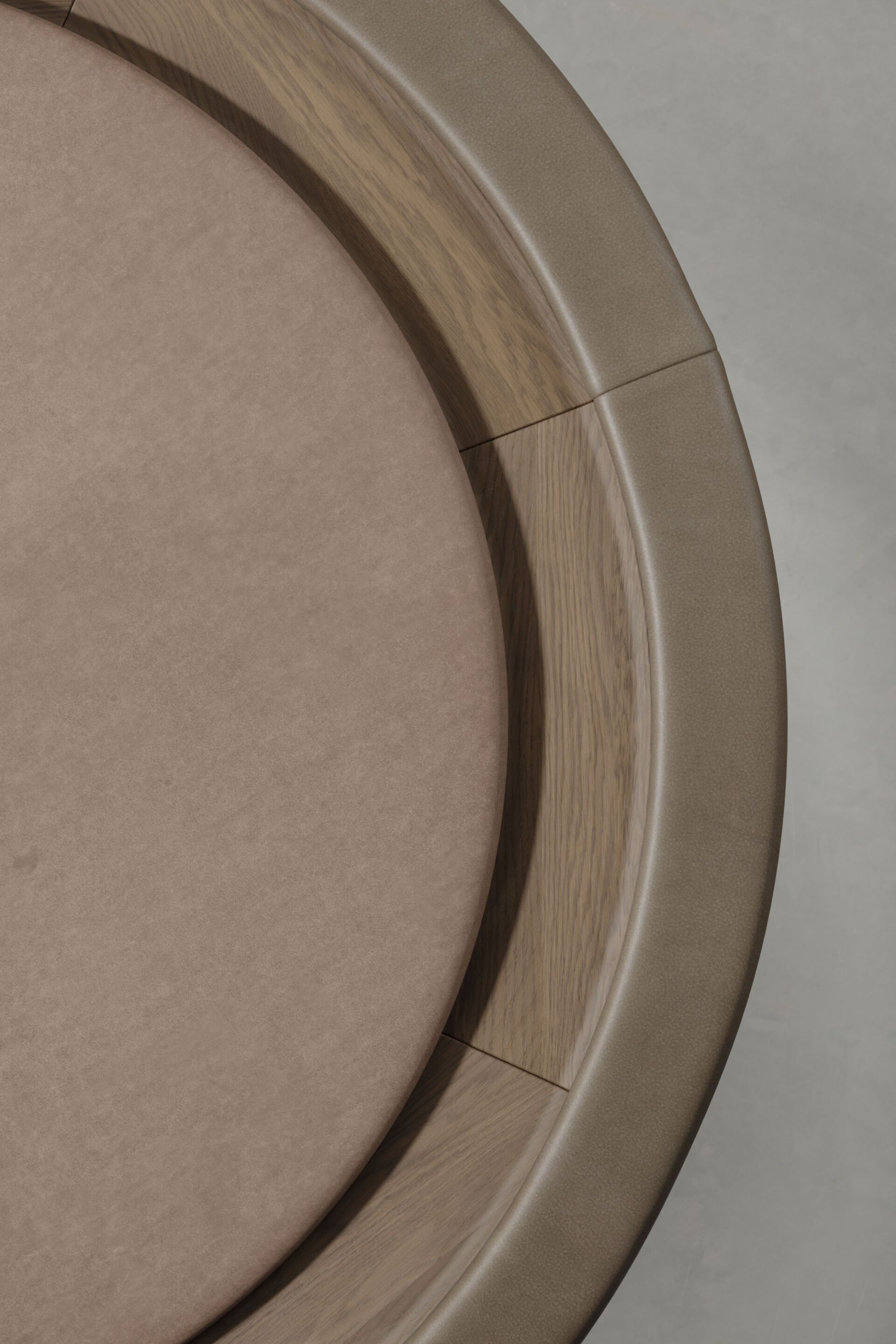 Круглый стол для покера из дерева и кожи District Eight Dinh ARCH-00042011 - Вид №7