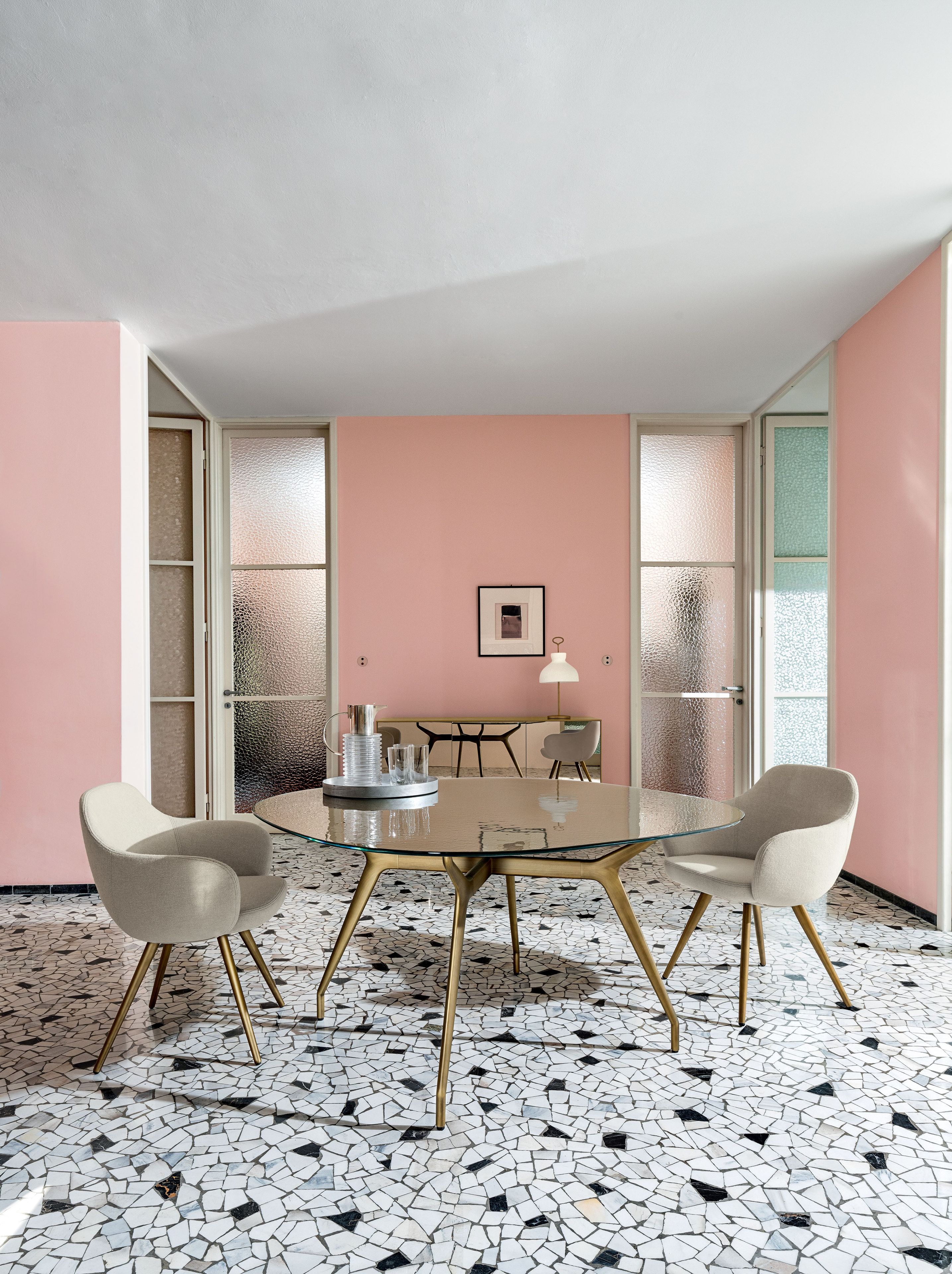 Алюминиевый и стеклянный обеденный стол Sovet Italia Arkos ARCH-00026234 - Вид №2