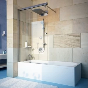 Шторка на ванну 110x160 GV-862 GUTEWETTER SLIDE PEARL