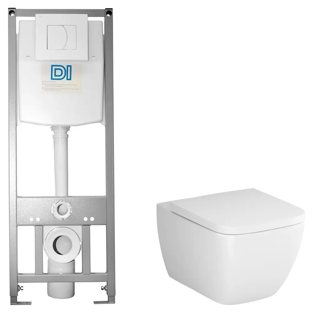 Комплект инсталляции Di с безободковым унитазом AM.PM Gem STLM-2083609