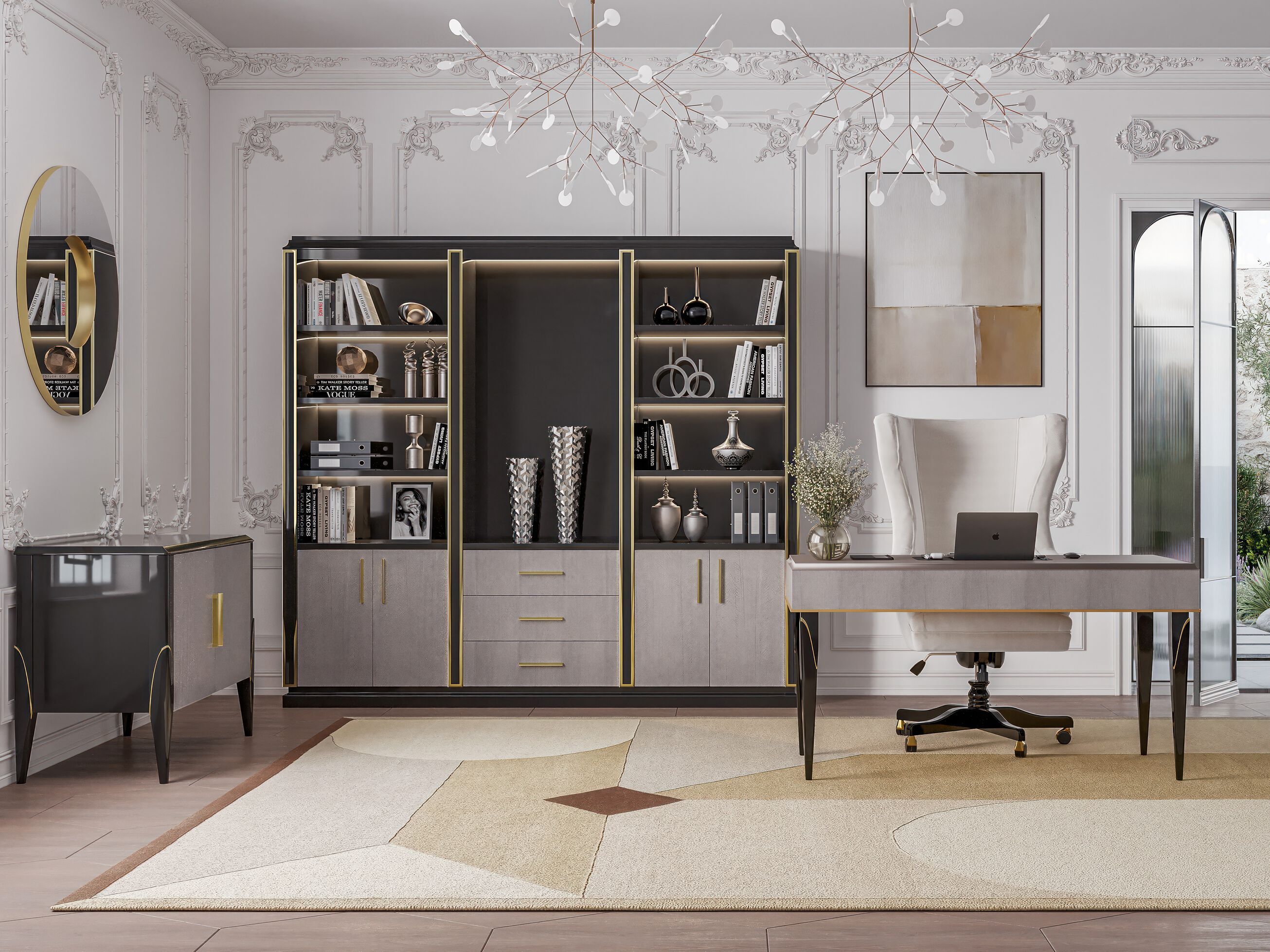 Деревянный шкаф с распашными дверцами GUERRA VANNI Studio Privè ARCH-00018601 - Вид №2