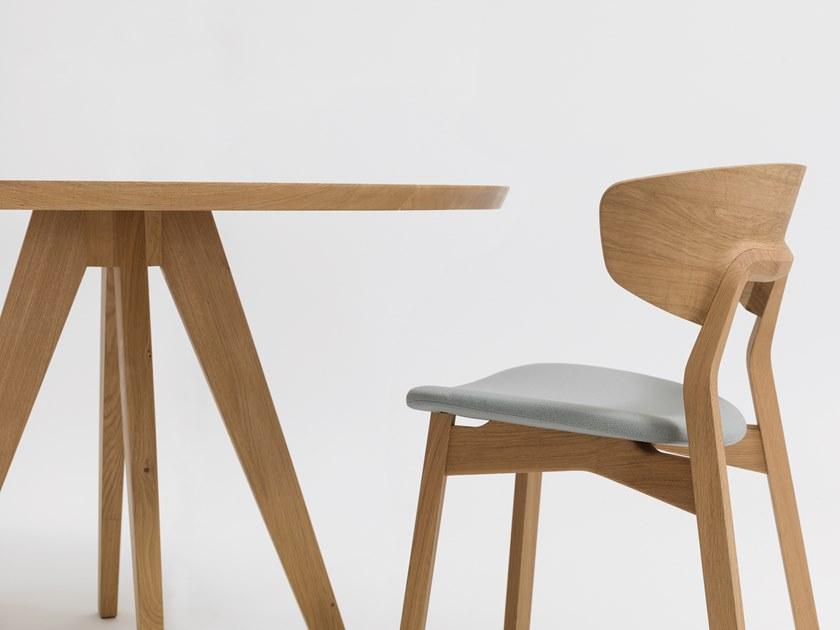 ZEITRAUM Круглый обеденный стол из массива дерева Cena sun-id-1510433 - Вид №2