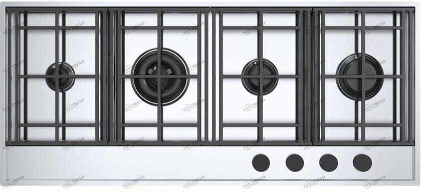 Газовая плита из нержавеющей стали Lab evolution 1ple3d Santreyd