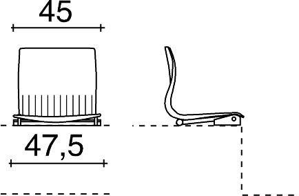 TALIN Стул для конференций из пластика Webby sun-id-1452003 - Вид №3