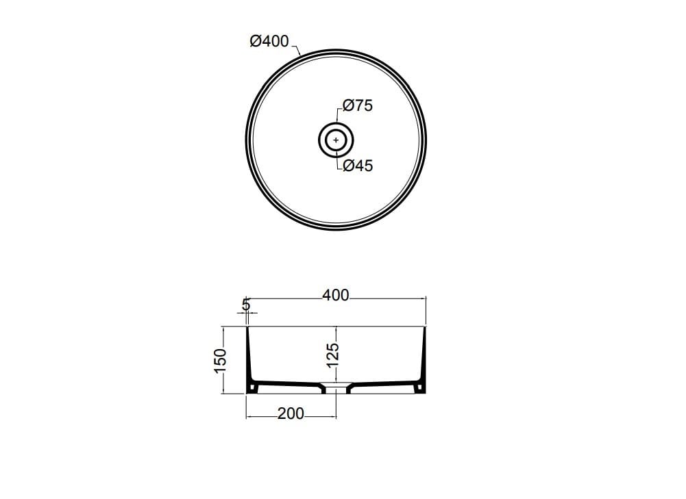 Керамическая круглая столешница Axa Mate ARCH-00055352 - Вид №9