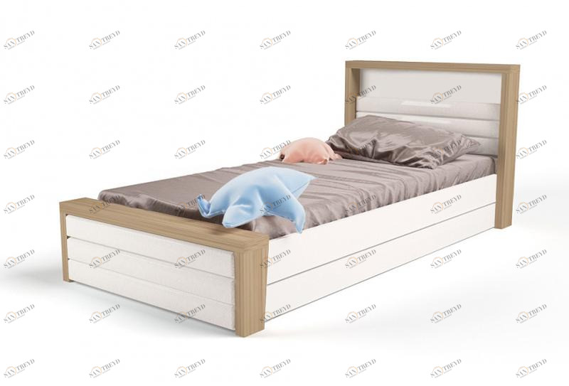 Кровать ABC-KING 160х90 №4MIX №4 (с мяг.изнож) 4631148108035