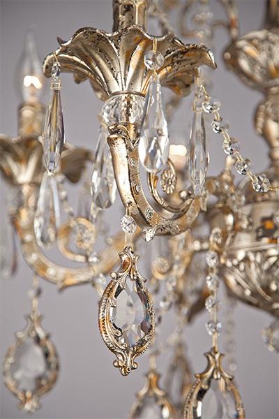 Подвесная люстра Bogates Wonderful 271/6 Strotskis BOGATES ДИЗАЙНЕРСКИЕ, WONDERFUL 181619 Золотой  - Вид №2