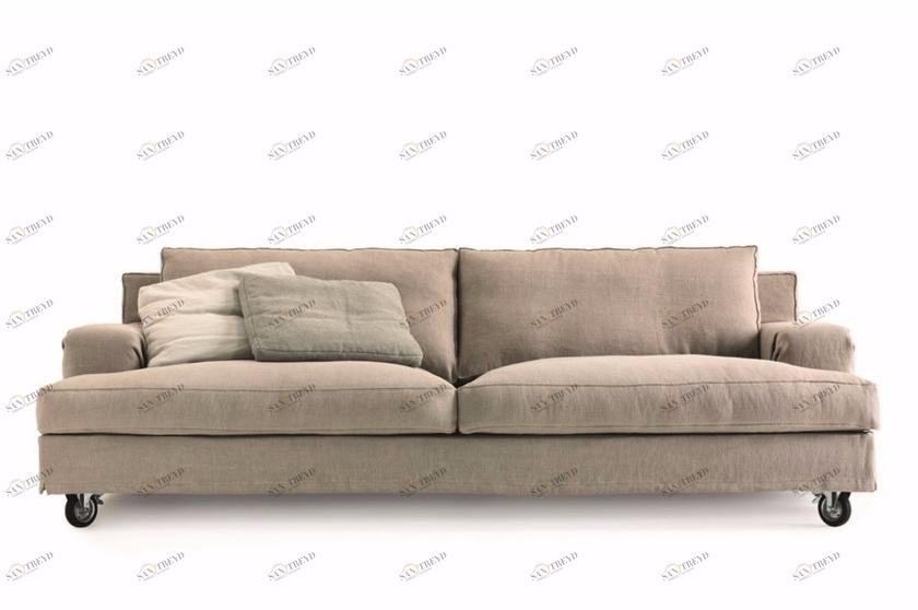 Lema 2-х местный тканевый диван на колесиках Aberdeen sun-id-1442833