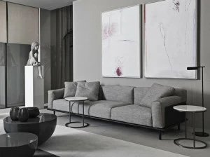 Meridiani Модульный диван из ткани Timothy