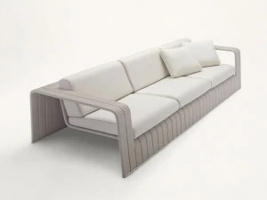 Paola Lenti 4-местный тканевый садовый диван Frame