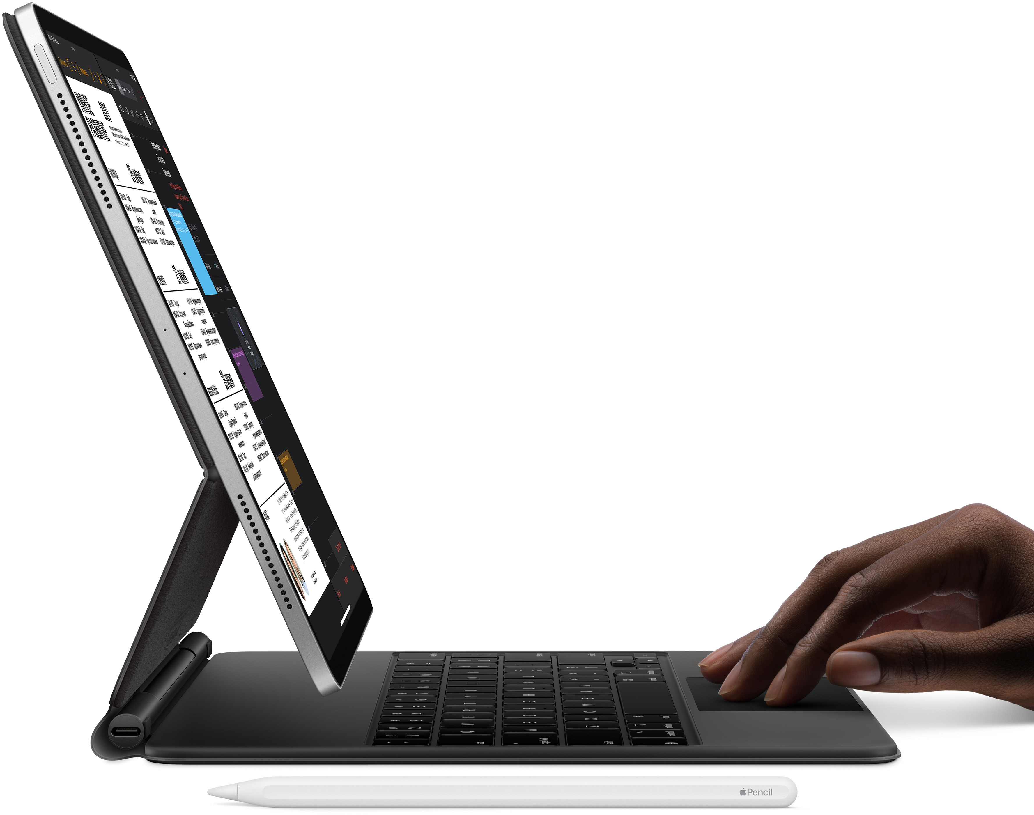 MXE42RU/A 11-inch ipad pro wi‑fi + cellular 256gb - space grey Apple Santreyd  - Вид №5
