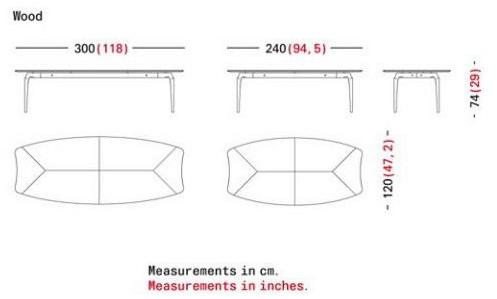 BD Barcelona Design Прямоугольный обеденный стол из массива дерева Gaulino sun-id-1444890 - Вид №7