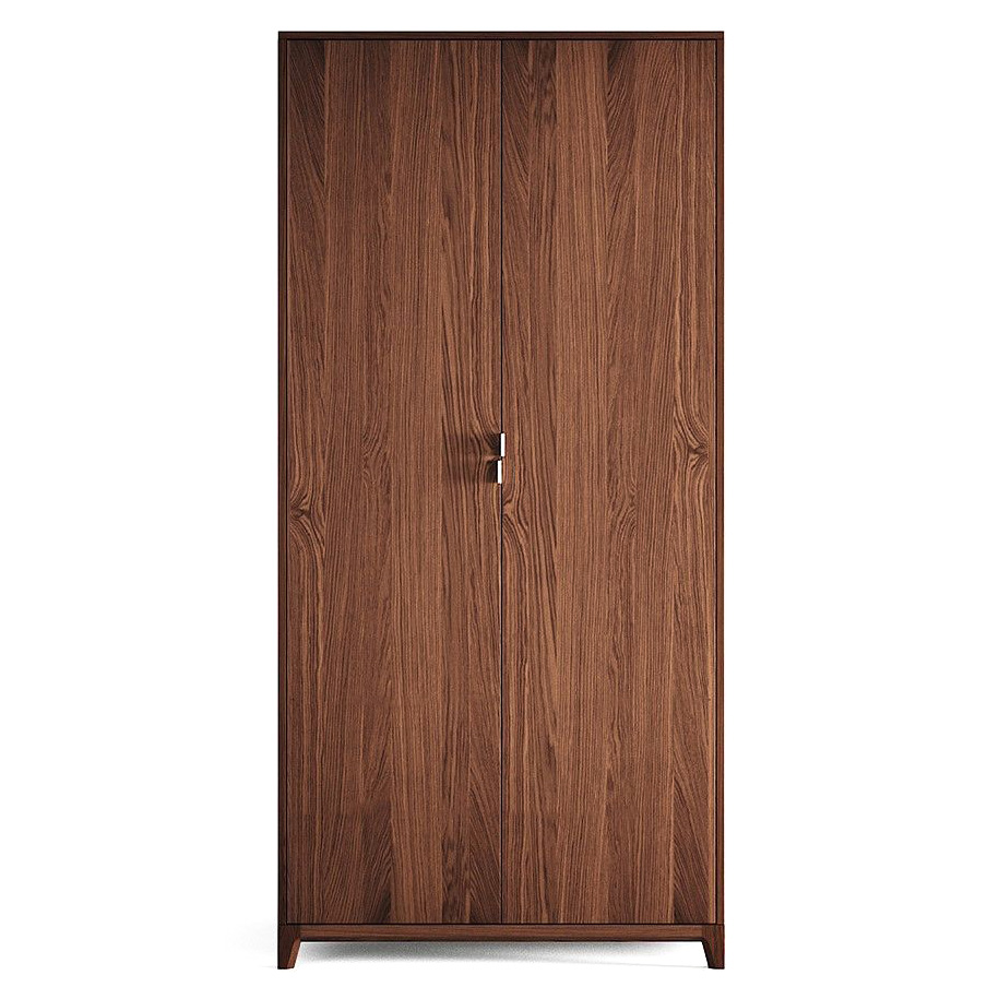 Шкаф распашной двухдверный дуб тобакко Case №3 THE IDEA  210417 Коричневый  - Вид №4