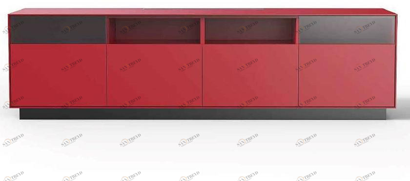 Now & Future Лакированная тумба под телевизор с распашными дверцами Harriet sun-id-1397953