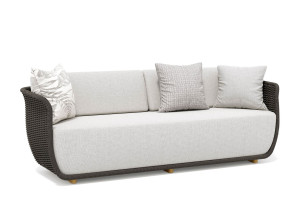 3-местный веревочный садовый диван