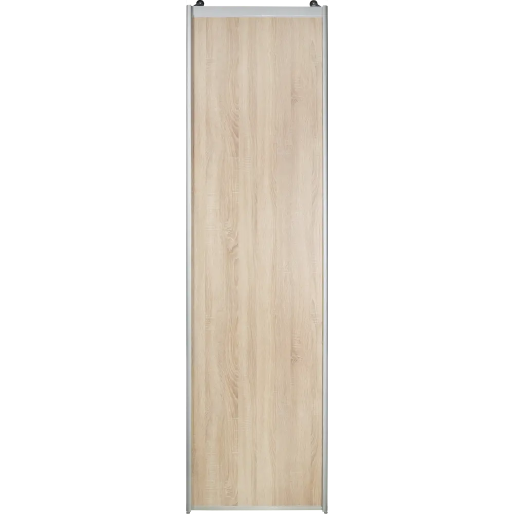 Дверь-купе Spaceo для шкафа 2555×704 мм в цвете дуб сонома/серебро 18833633 STLM-0013078