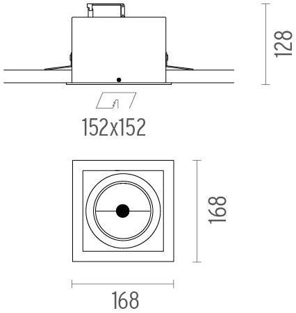 Flos Регулируемый галогенный потолочный светильник из литого под давлением алюминия Architectural collection - downlights sun-id-1441578 - Вид №17