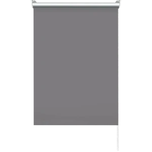 Штора рулонная блэкаут Эскар 70x160 см серая Moon 2