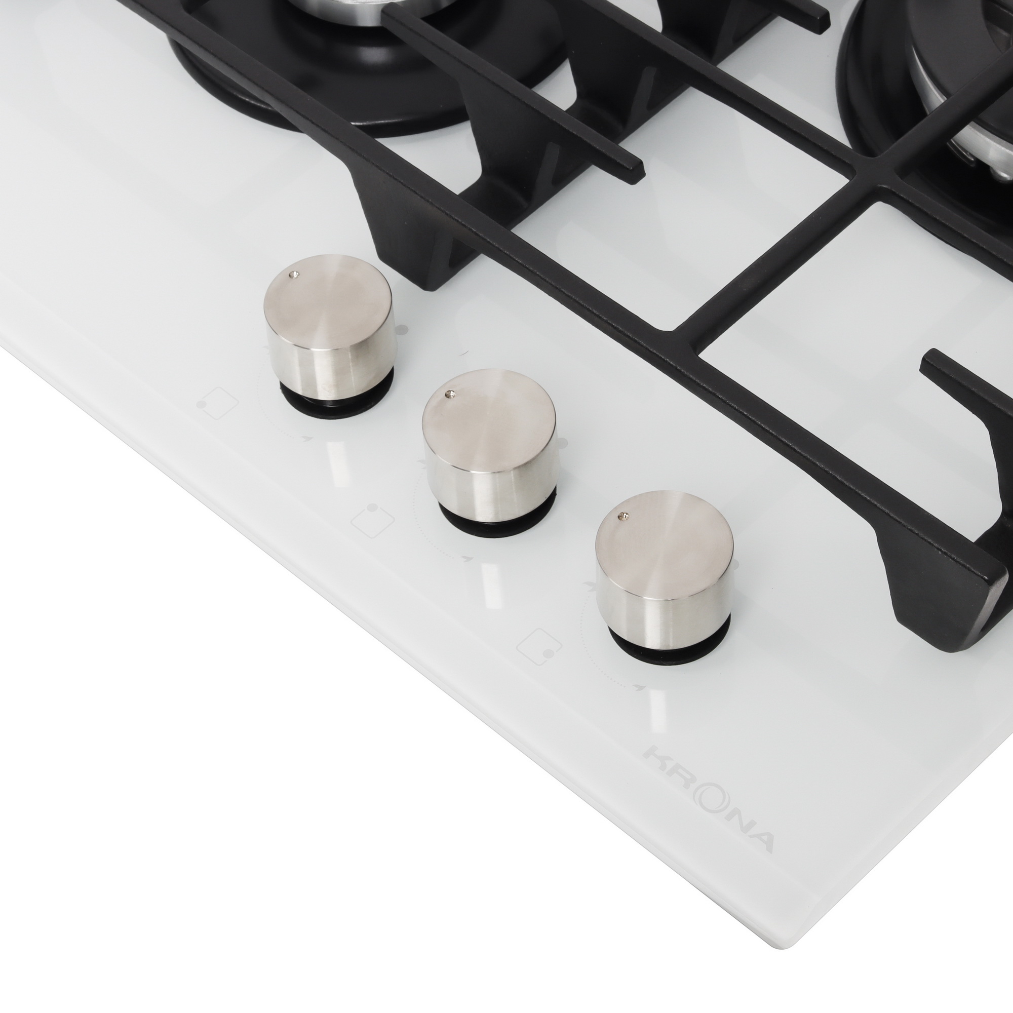 9039372 Газовая варочная поверхность KRONA HAGEL 45 WH W KRONA1 STDN-0017047 - Вид №2