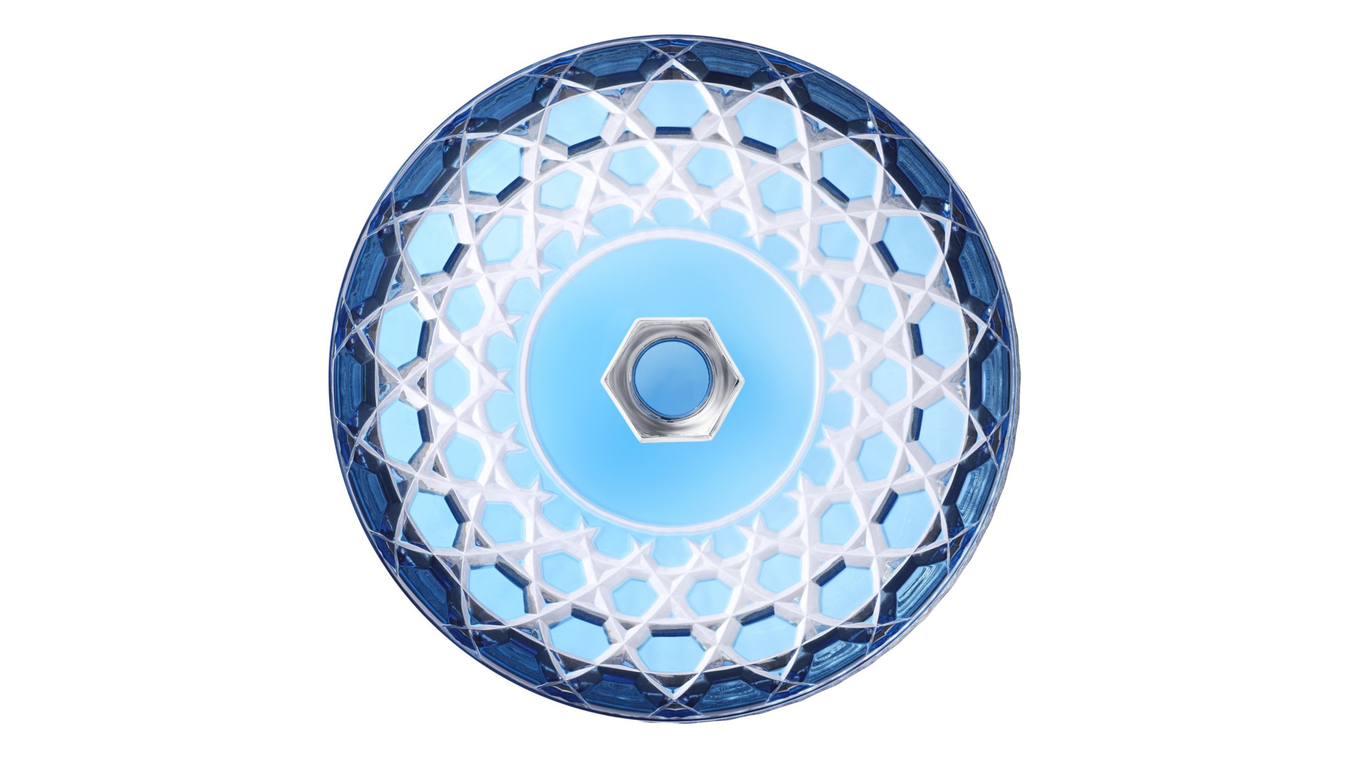 10660766 St. Louis Конфетница St. Louis "Ройал" 10,3см (голубой) Хрусталь  - Вид №2