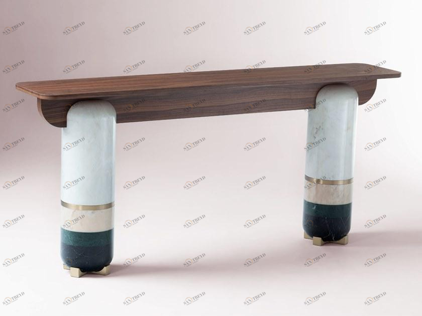 DOOQ Консоль из дерева и мрамора sun-id-1487343