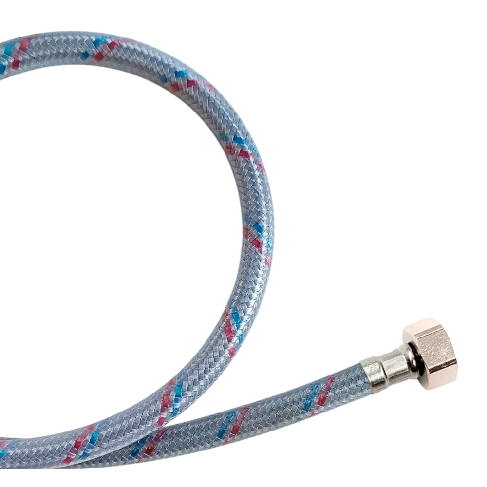 Гибкая подводка для воды Vaxt 1/2" гайка-гайка 30 см STLM-2203664 - Вид №1