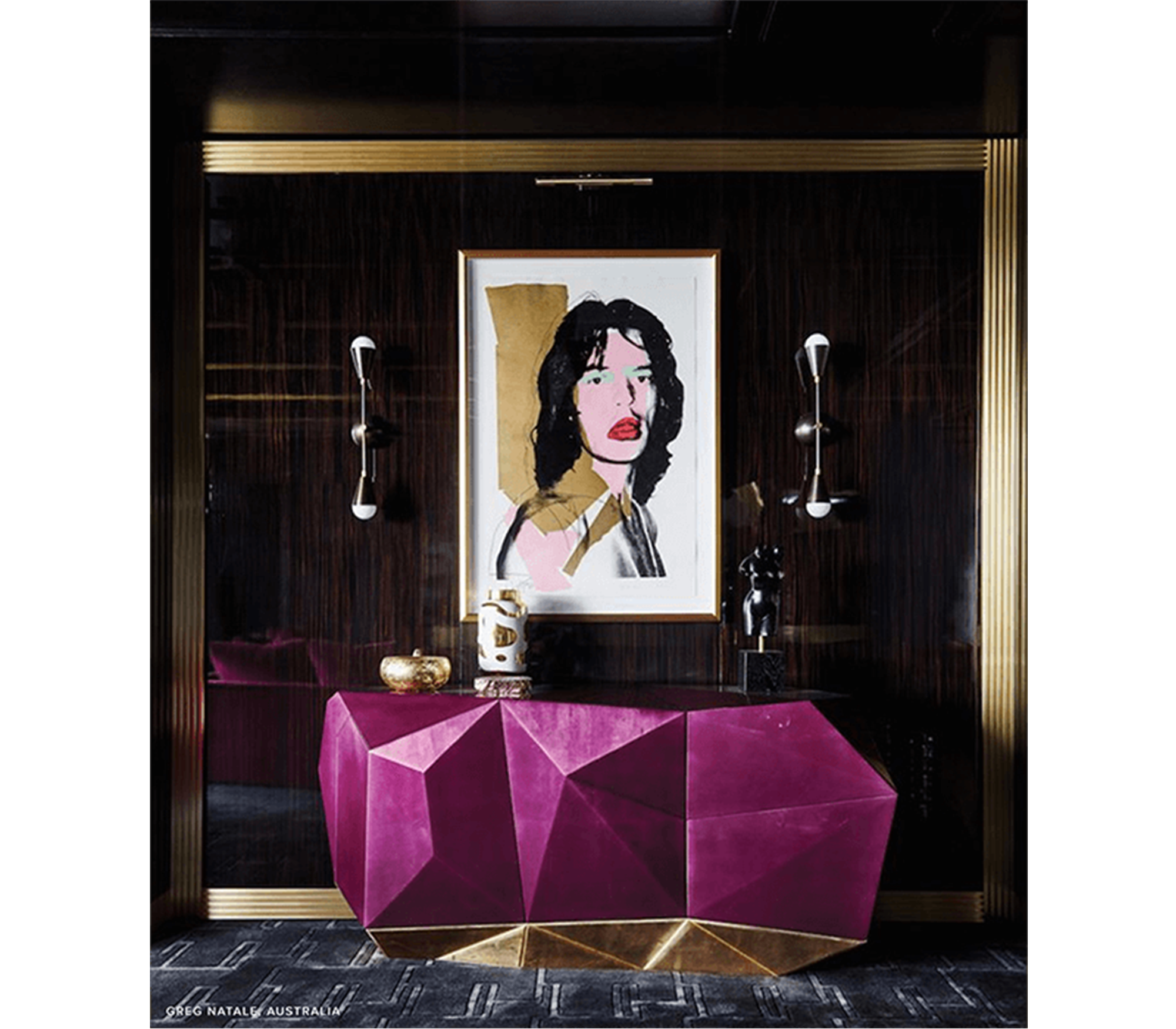 0-166 Алмазный аметистовый буфет Boca Do Lobo  - Вид №13