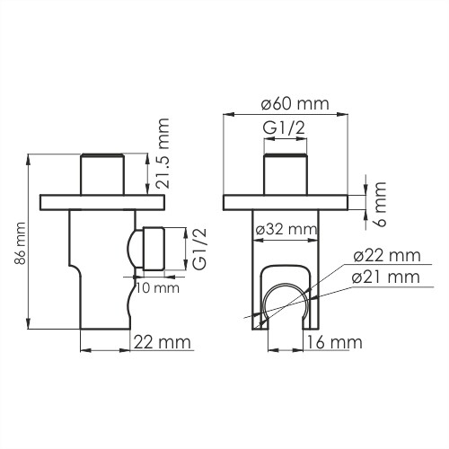 A112 Подключение шланга WasserKRAFT  - Вид №2