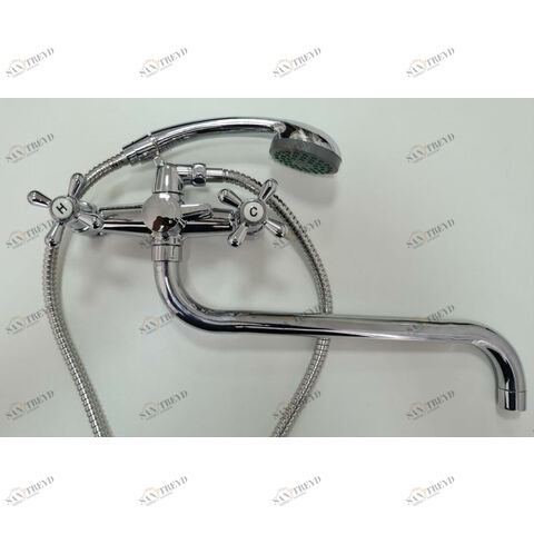 Orange OneLife P03-221cr Полимерный двухвентильный универсальный смеситель, хром Хром sun-id-1517105