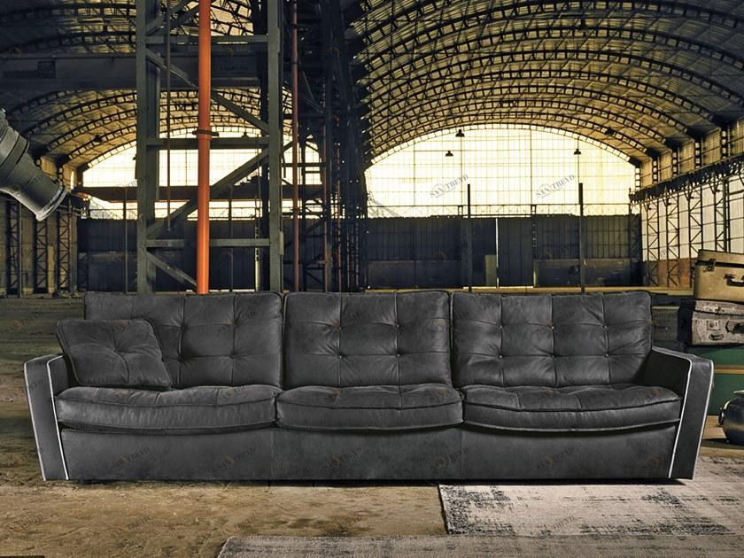 Max Divani Стеганый модульный диван из нубука sun-id-1470107