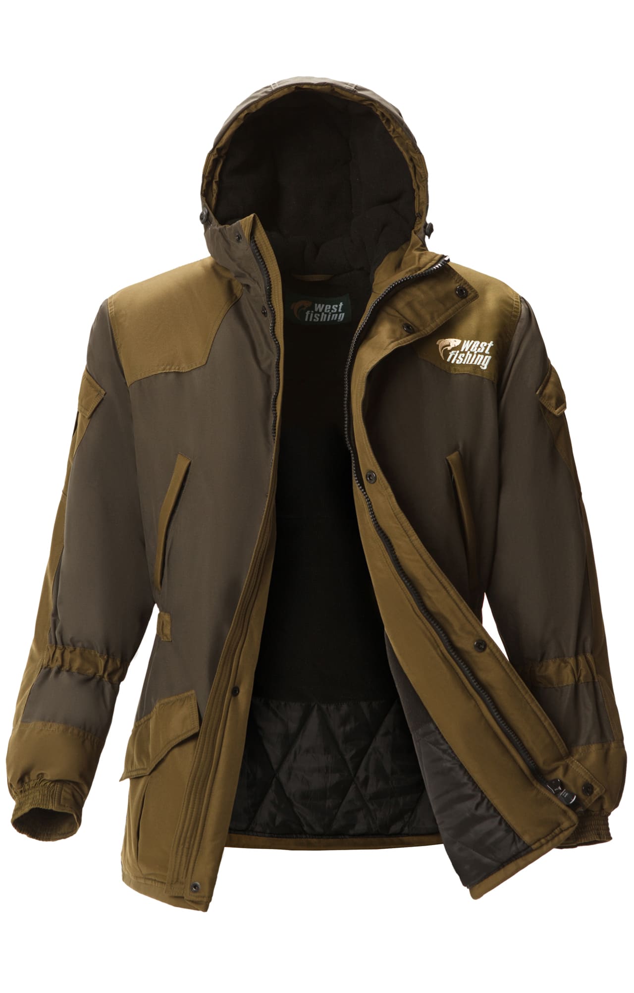 63935 Костюм  зимний хаки West Fishing  Зимняя спецодежда Santreyd  - Вид №4
