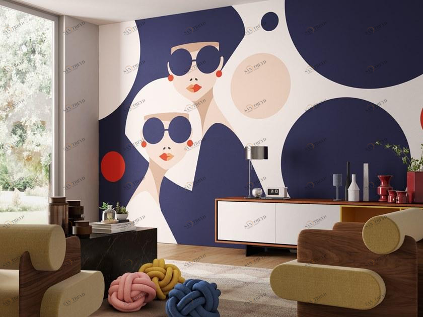 Inkiostro Bianco Панорамные моющиеся обои Inediti 04 - arcade sun-id-1459169