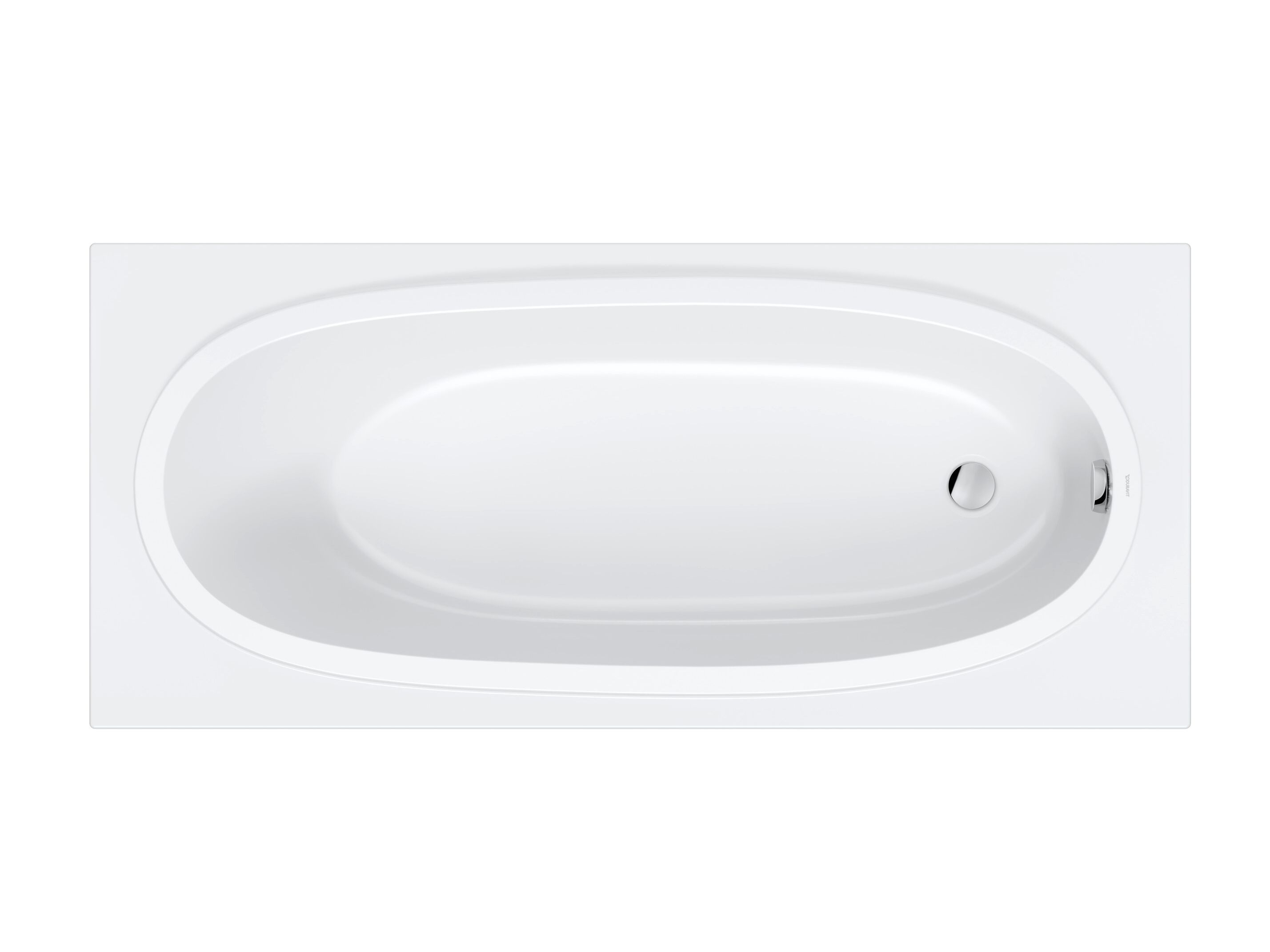 Утопленная акриловая овальная ванна Duravit Balcoon ARCH-00106681