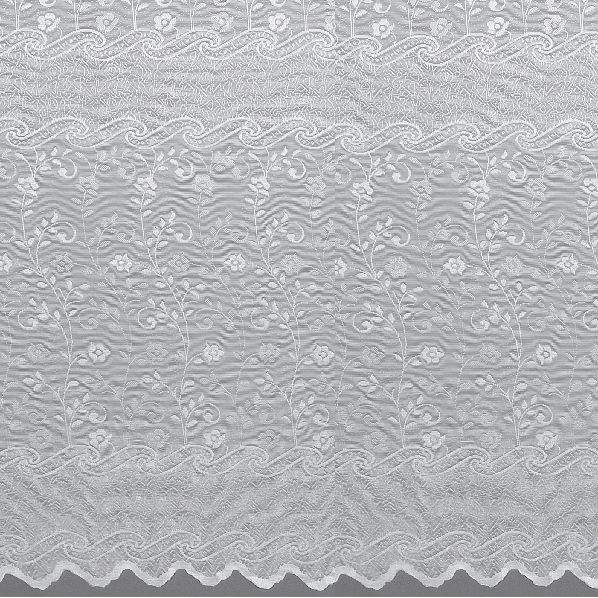 85400438 Тюль 1 м/п Сказка жаккард 290 см цвет белый Santreyd  - Вид №2