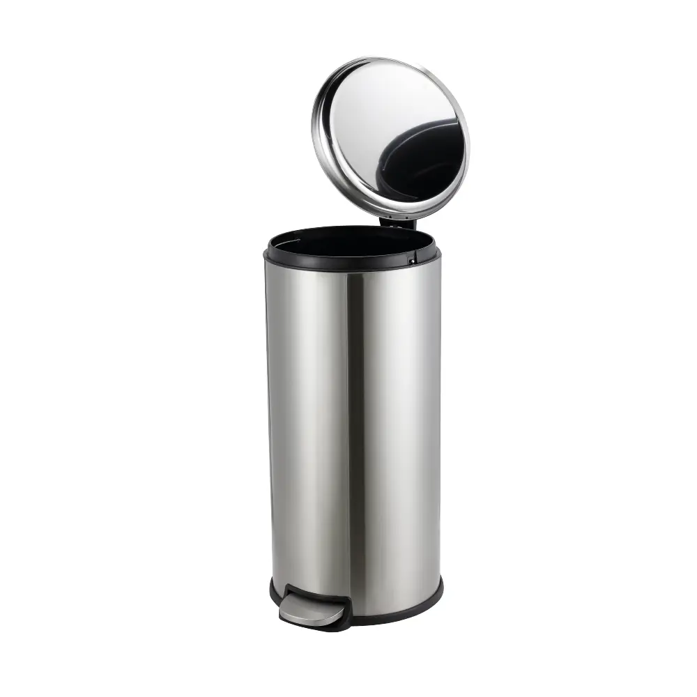 Контейнер мусорный 30 л Delinia пластик нержавеющая сталь STLM-2124017 - Вид №2