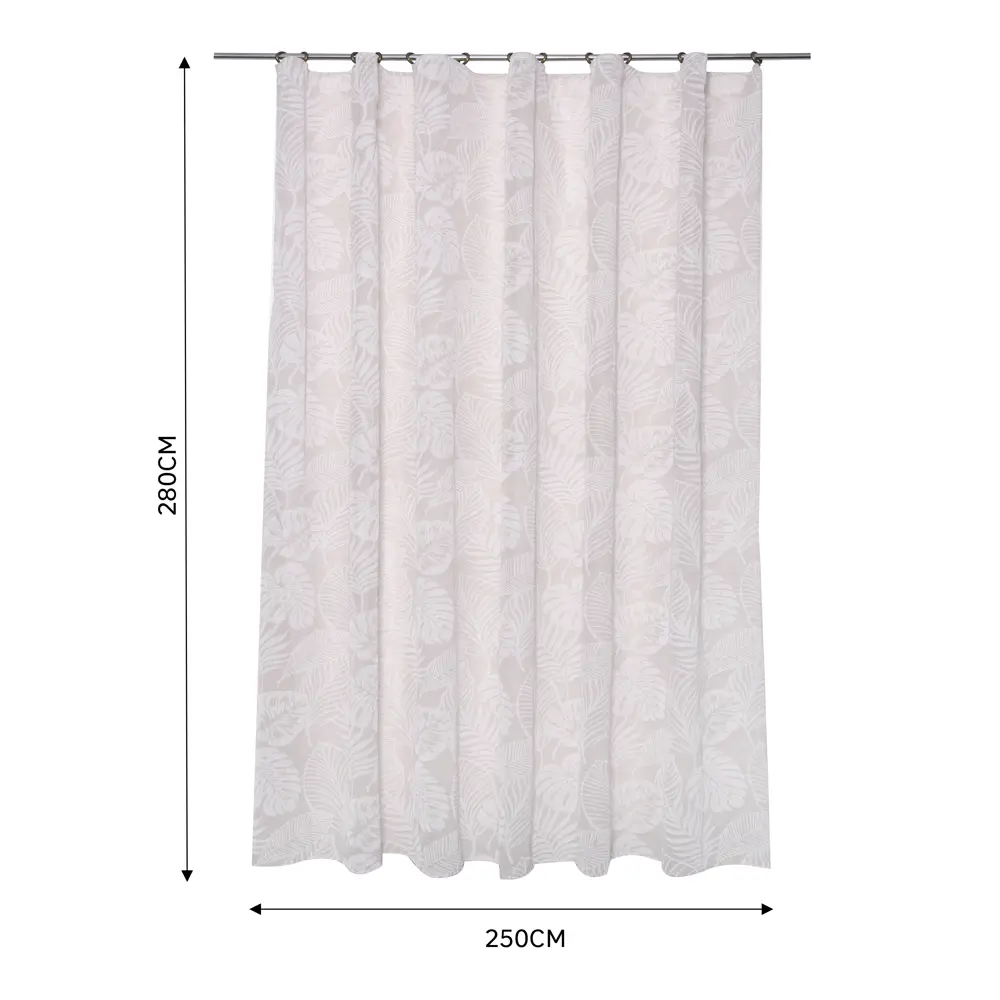 Тюль на ленте Inspire Perce 250x280 см цвет бежевый 83561987 STLM-2008815  - Вид №2