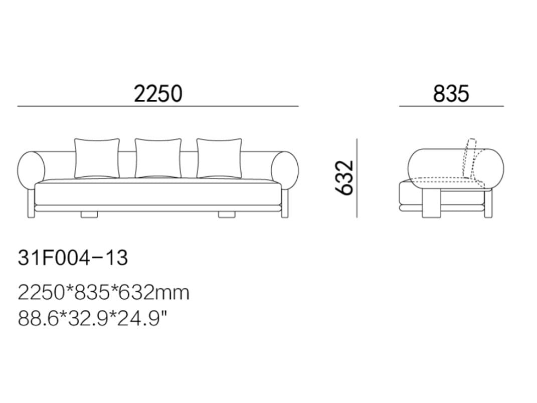 Ткань диван HC28 maison Bol ARCH-00067673 - Вид №3
