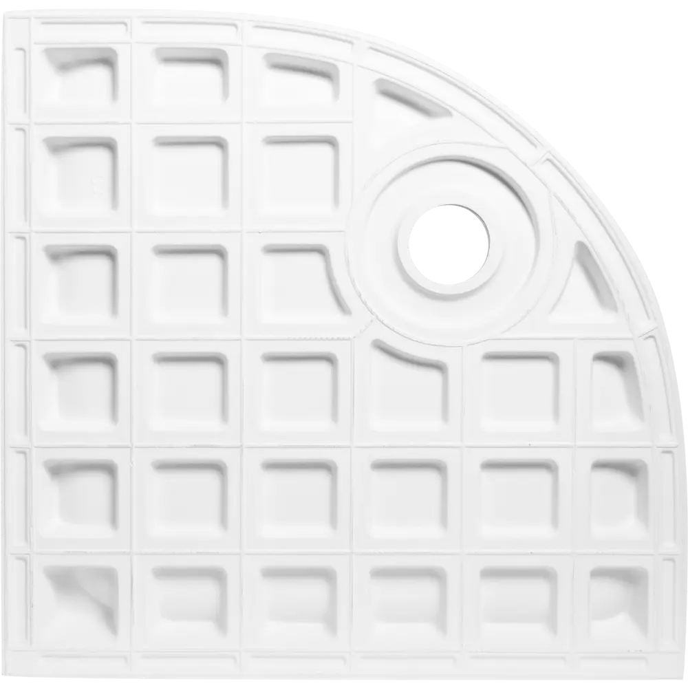 Душевой поддон Vidima Fresh W833461 керамический 80x80 см 1/4 круга 82309359 STLM-2005012 - Вид №3