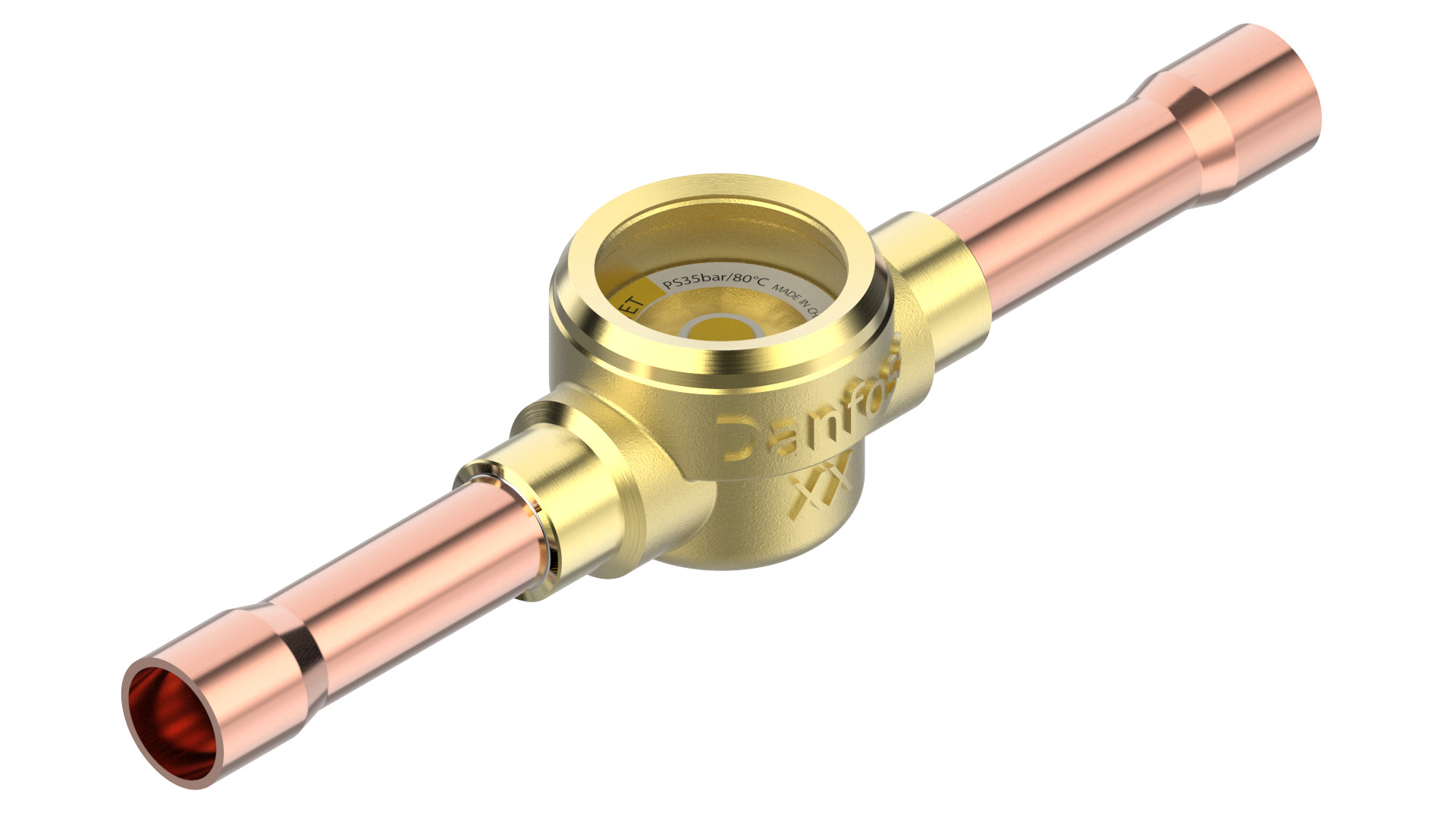 Danfoss SGN — Смотровые стекла с индикатором влажности SGN 12 Смотровое стекло 014-0203  - Вид №1